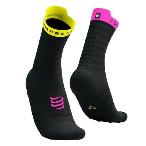 Calcetín Pro Racing v4.0 Ultralight Run High Black Compressport-0