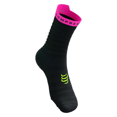Calcetín Pro Racing v4.0 Ultralight Run High Black Compressport-1