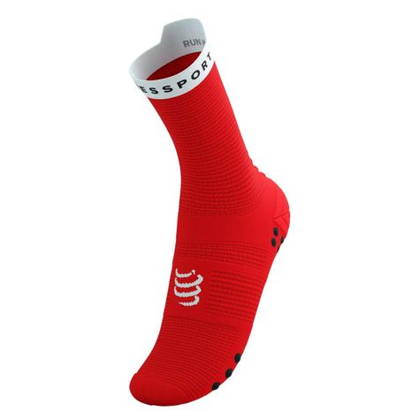 Calcetín Pro Racing v4.0 Run High Rojo Compressport-1