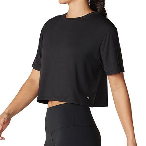 Crop Tee Negro-0