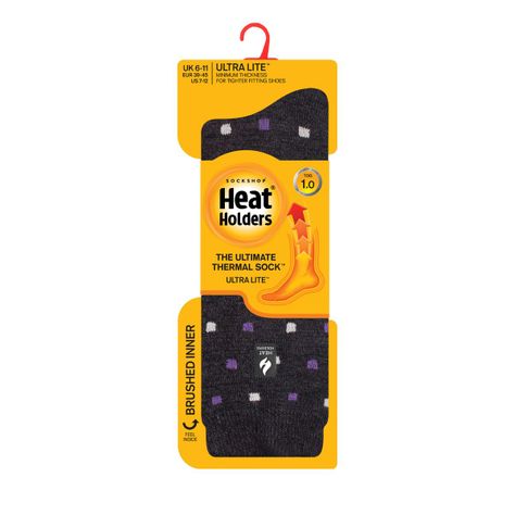 Calcetin Ultra Lite Micro Square Zadar Gris Heat Holders-1