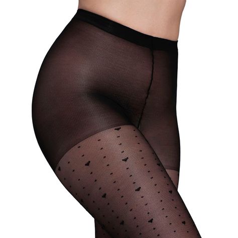 Panty Puntitos Corazon Negro-2