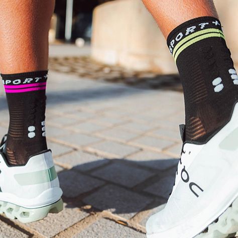 Calcetín Pro Marathon Socks V2.0 Black Compressport-3
