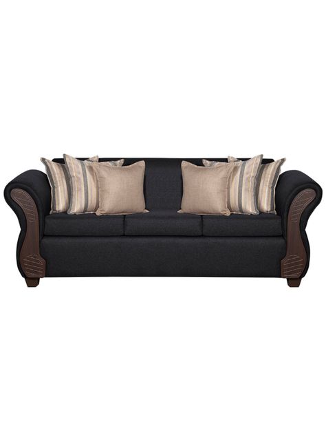 Juego de Living 3-1-1 Marsella negro-1