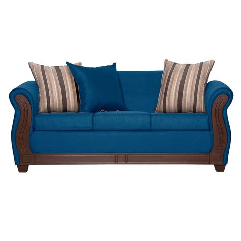 JUEGO DE LIVING ATENAS  311 AZUL LINO -1