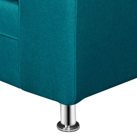 SOFA LEGEND 3 CUERPOS + 2 POUF TURQUESA-5