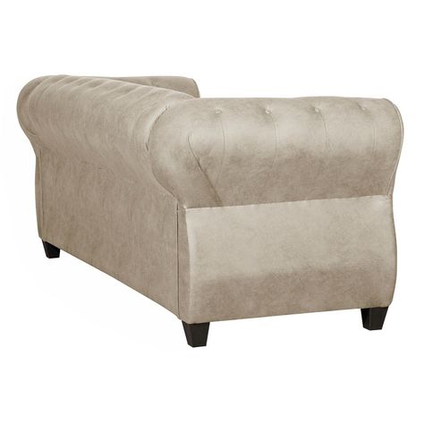 Juego de Living 2-1-1 Chesterfield Beige-4