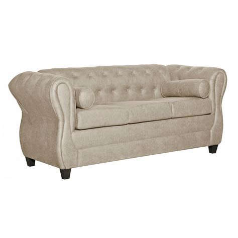 Juego de Living 3-1-1 Chesterfield Beige-1
