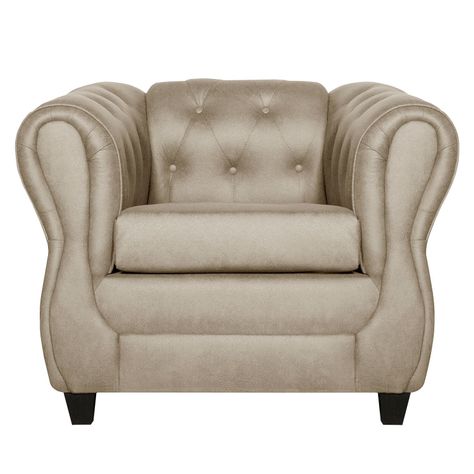 Juego de Living 3-1-1 Chesterfield Beige-4