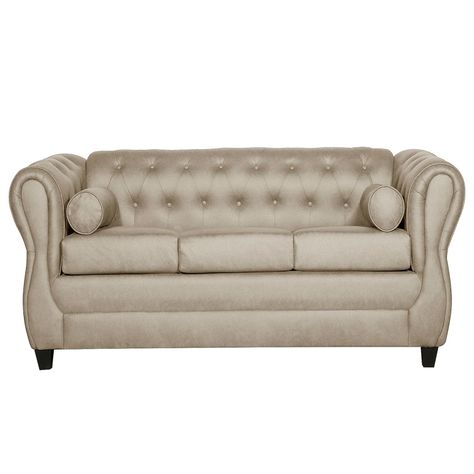 Juego de Living 3-1-1 Chesterfield Beige-6