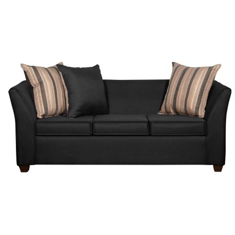 SOFA DIVEAN 3 CUERPOS NEGRO LINO-0