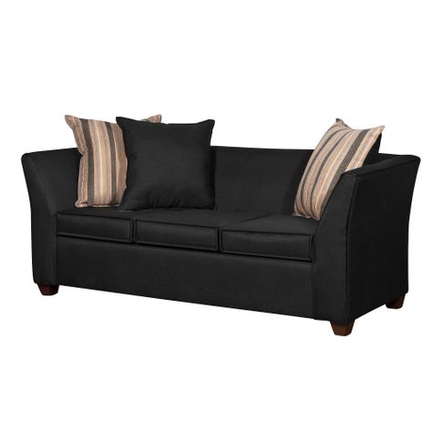 SOFA DIVEAN 3 CUERPOS NEGRO LINO-3
