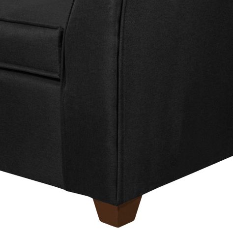 SOFA DIVEAN 3 CUERPOS NEGRO LINO-4