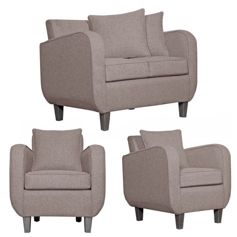 JUEGO DE LIVING 2-1-1 CRONOS BEIGE-0