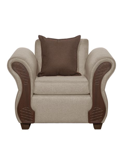 Juego de Living 2-1-1 Marsella Beige-3
