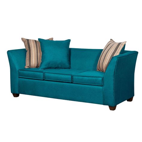 SOFA DIVEAN 3 CUERPOS TURQUESA LINO-3