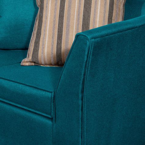 SOFA DIVEAN 3 CUERPOS TURQUESA LINO-5