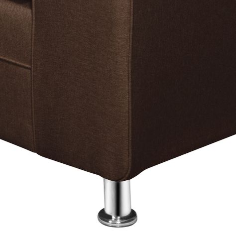 SOFA LEGEND 3 CUERPOS + 2 POUF CAFÉ-5