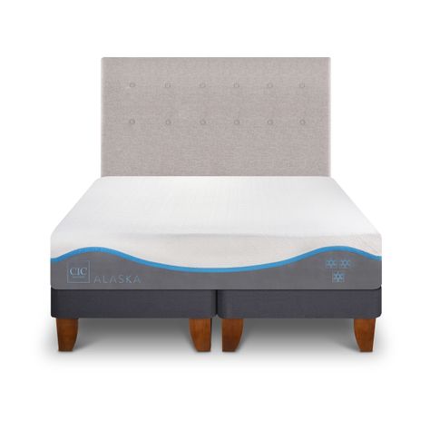 CAMA EUROPEA ALASKA 2 PLAZAS + RESPALDO TIGRIS-0