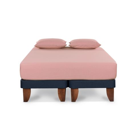 SET SABANAS LISAS 144H ROSA SGL-5