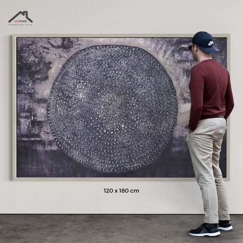 Cuadro XXL Oleo sobre Tela con Marco 120x180 | UKHOME-2
