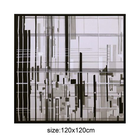 Cuadro Oleo sobre Tela con Marco 120x120 | UKHOME-1