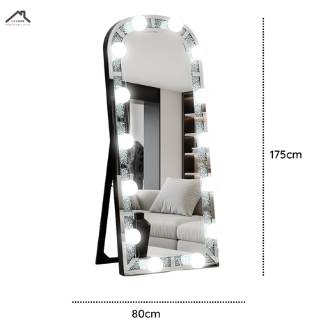 ESPEJO DECORATIVO MARCO FOCOS LED | UKHOME-1