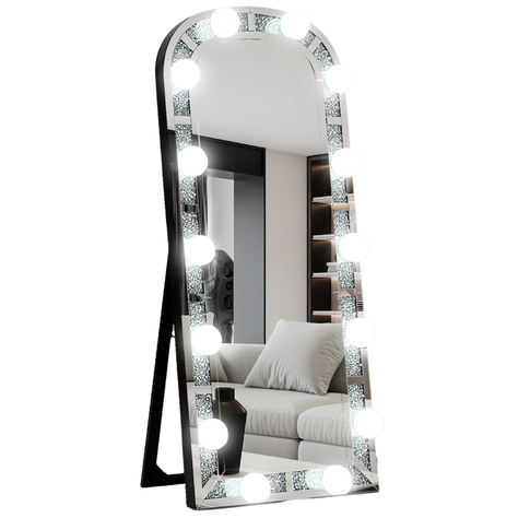ESPEJO DECORATIVO MARCO FOCOS LED | UKHOME-0