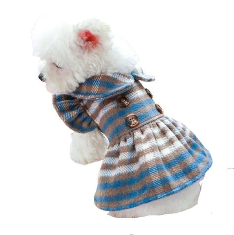 Vestido Abrigo para Perritas Otoño-invierno-0