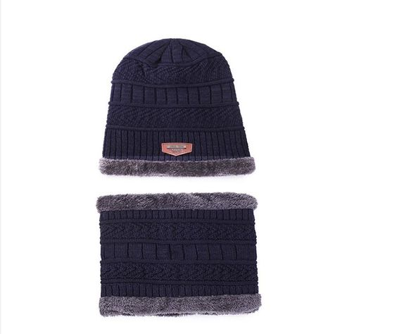 Conjunto de Gorro con Bufanda hombre-0