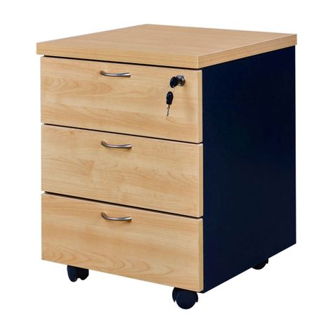 Cajonera con Ruedas Laminado Compacto-0