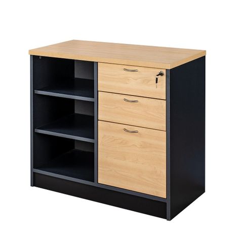 Cajonera Repisero 2 Cajones, 1 Kardex, 3 Repisas (llaves)-1