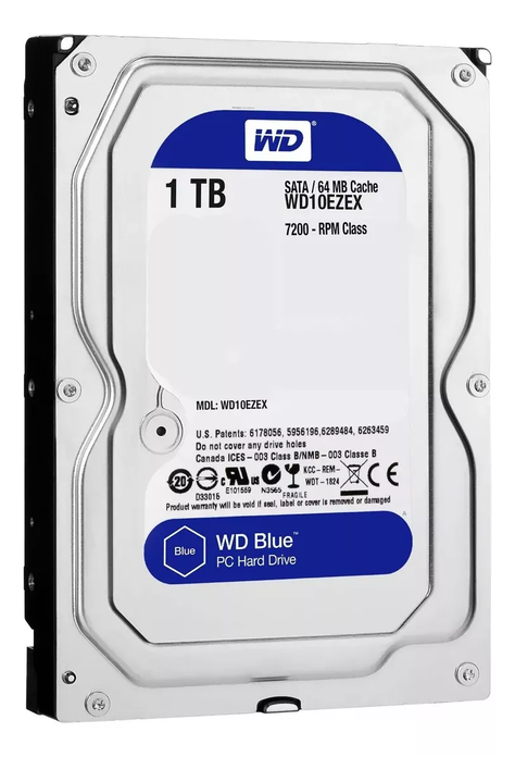 Disco Duro 1tb Wd Blue 7200rpm Pc Dvr Camaras Almacenamiento-0