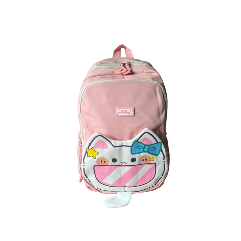 Mochila Escolar Juvenil Kawaii Diseño Gata-0