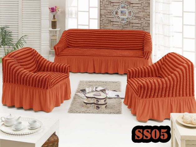 Set Cubre Sofa de 3 Piezas-1