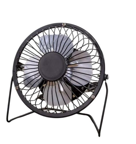 Ventilador De Escritorio Usb Pequeño Aspas De Metal -1