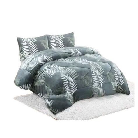 cubrecama de invierno plush con  diseño 1.5 plazas -0
