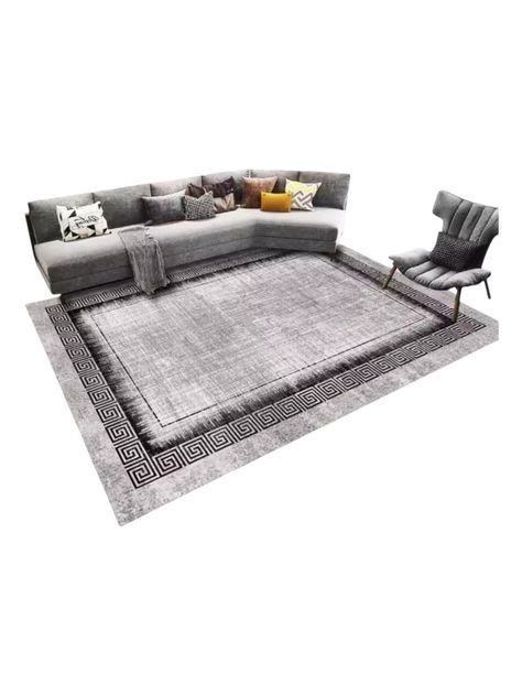 .Alfombra Lisa Con Diseño 3D 200×240-0