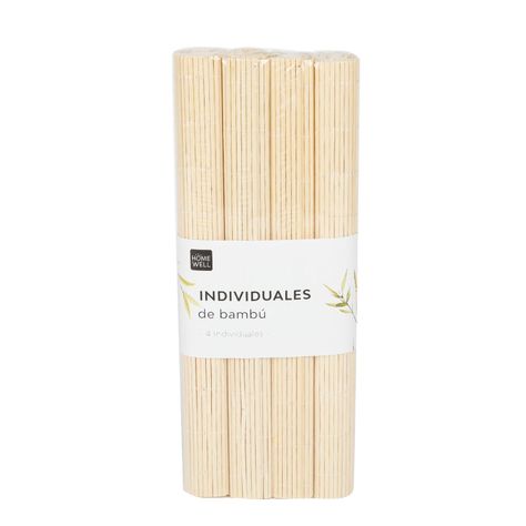 Individual de Bambú Beige (4u) 40x30cm-0