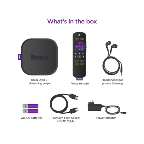 Roku Ultra LT 4K HDR Streaming - Dolby Vision - Modelo 4801RW (2021)-4