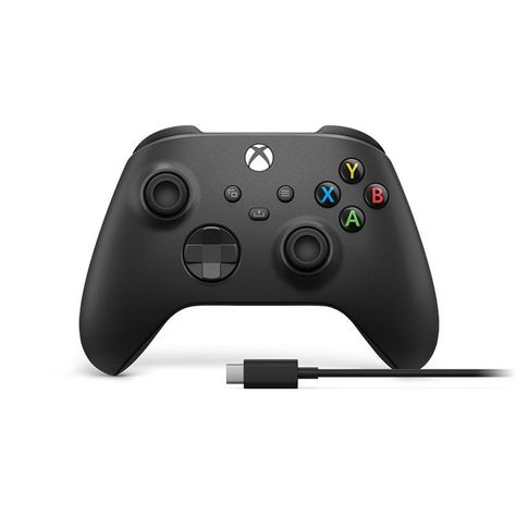 Control Inalámbrico Microsoft Xbox - Negro (Incluye Cable de Carga)-0
