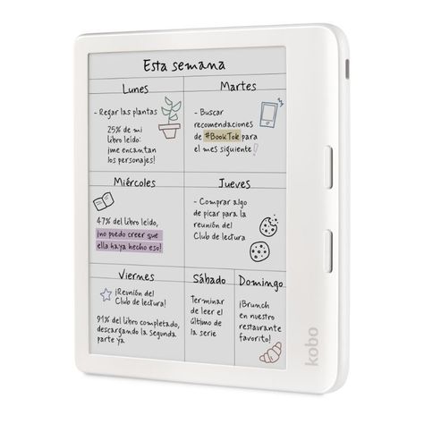 Lector E Reader Kobo Libra Colour HD 7" - 32GB - Blanco-1