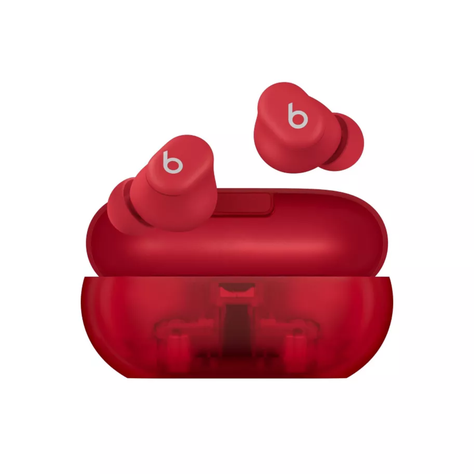 Audifono Inalambrico Beats Solo Buds Earbuds Rojo transparente-0