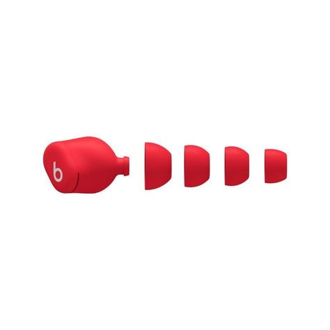 Audifono Inalambrico Beats Solo Buds Earbuds Rojo transparente-4