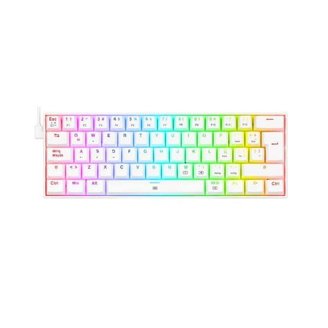 Teclado Mecánico Redragon Dragonborn K630W-RGB-SP - Blanco-0