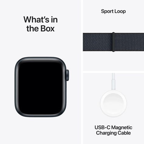 Smartwatch Apple Watch SE (2ª generación) Caja Midnight aluminio 40mm con correa Sport Loop - S/M-2