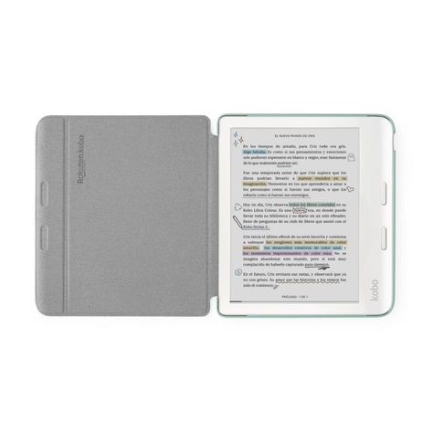 Funda Protectora Basic SleepCover para Kobo Libra Colour - Verde-2