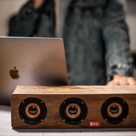 Parlante Bluetooth Blink Rockwood - Café-3