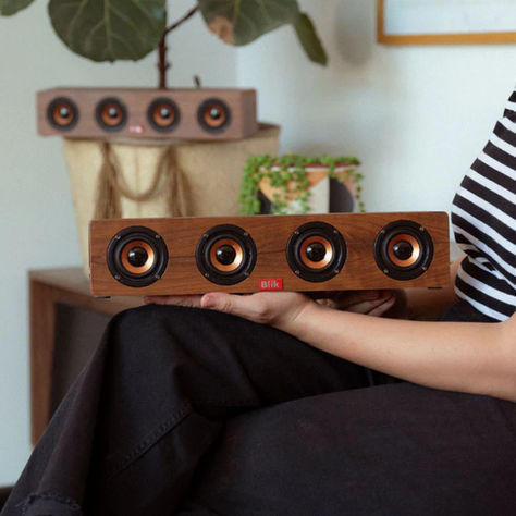 Parlante Bluetooth Blink Rockwood - Café-4