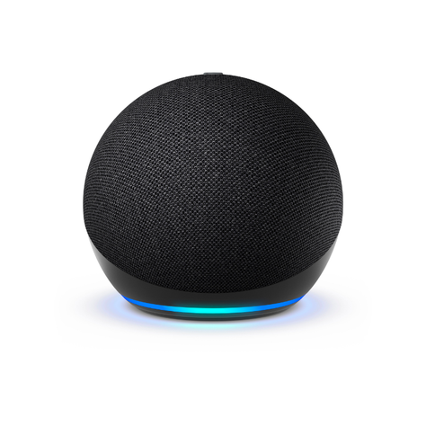 Parlante Inteligente Alexa Echo Dot 5 Negro + Ampolleta Inteligente RGB-6
